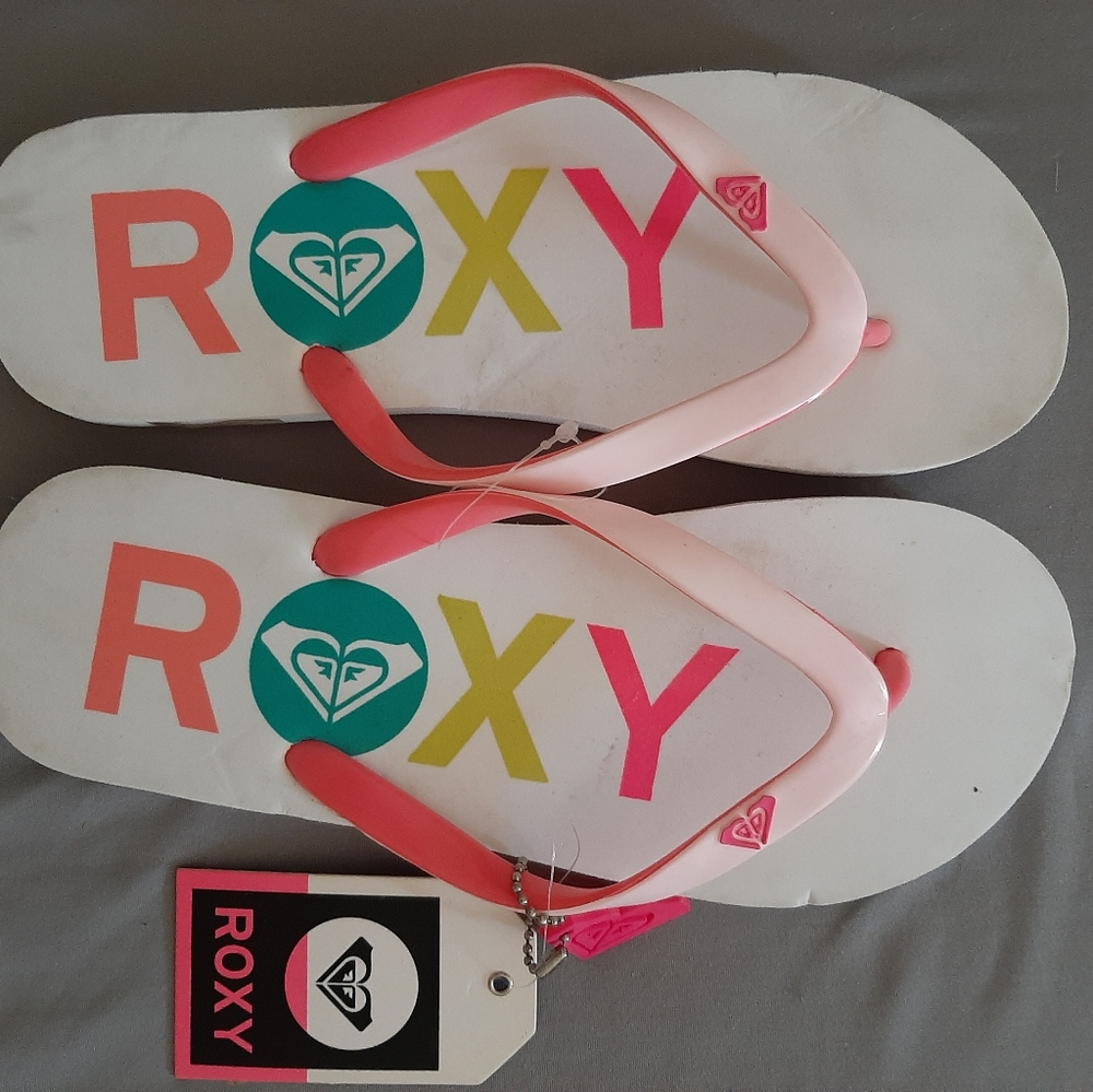 NWT Roxy Thongs Colorful - Picture 1 of 3